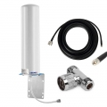  TECHBOOST  Omni Antenna with LMR-400 Coax 15 Mtrs and Splitter